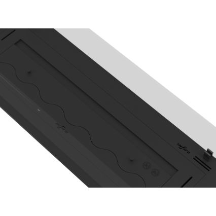 InFire - Ugradni BIO kamin 8,5x100 cm 6 kW crna