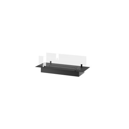InFire - Ugradni bio kamin 8,5x80 cm 3,5kW crne boje