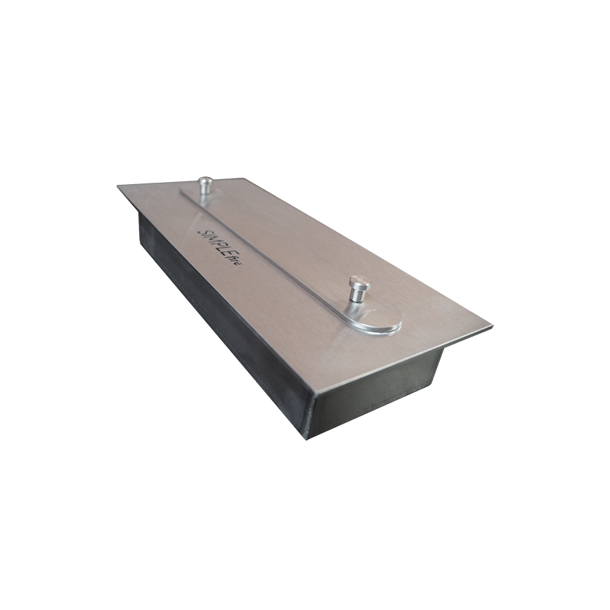 InFire - Ugrađeni BIO kamin 49x60 cm 3kW crna