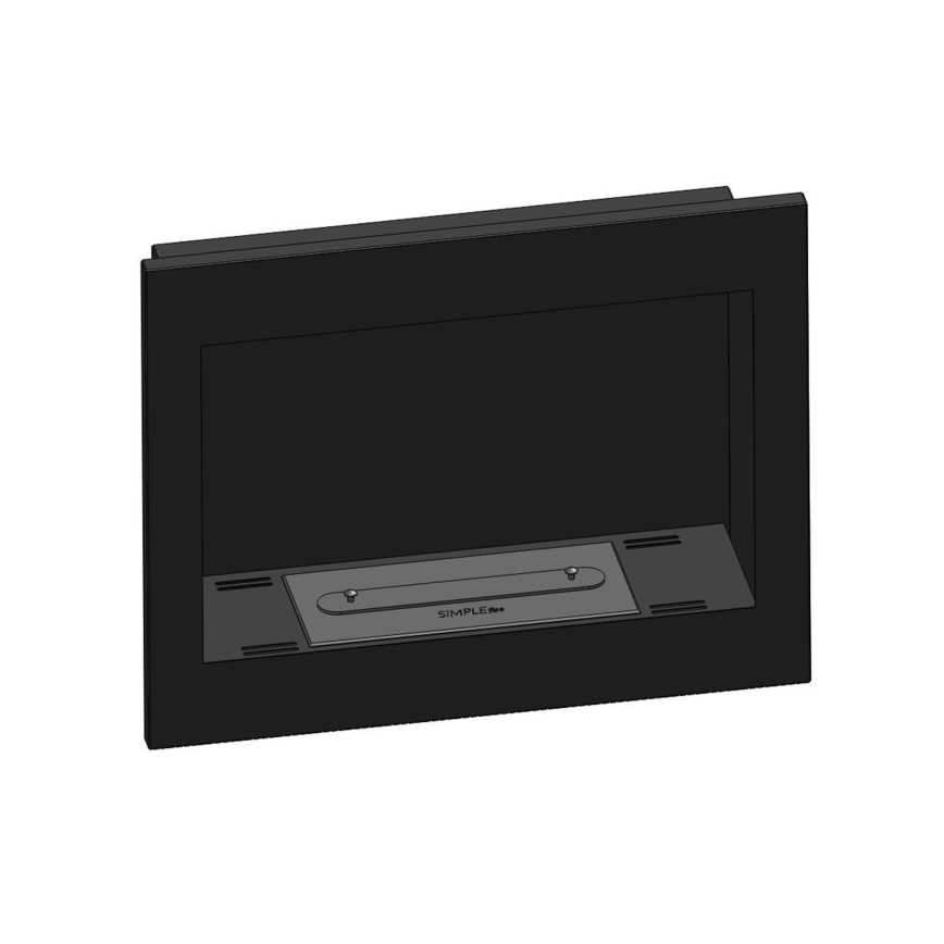 InFire - Ugrađeni BIO kamin 49x60 cm 3kW crna