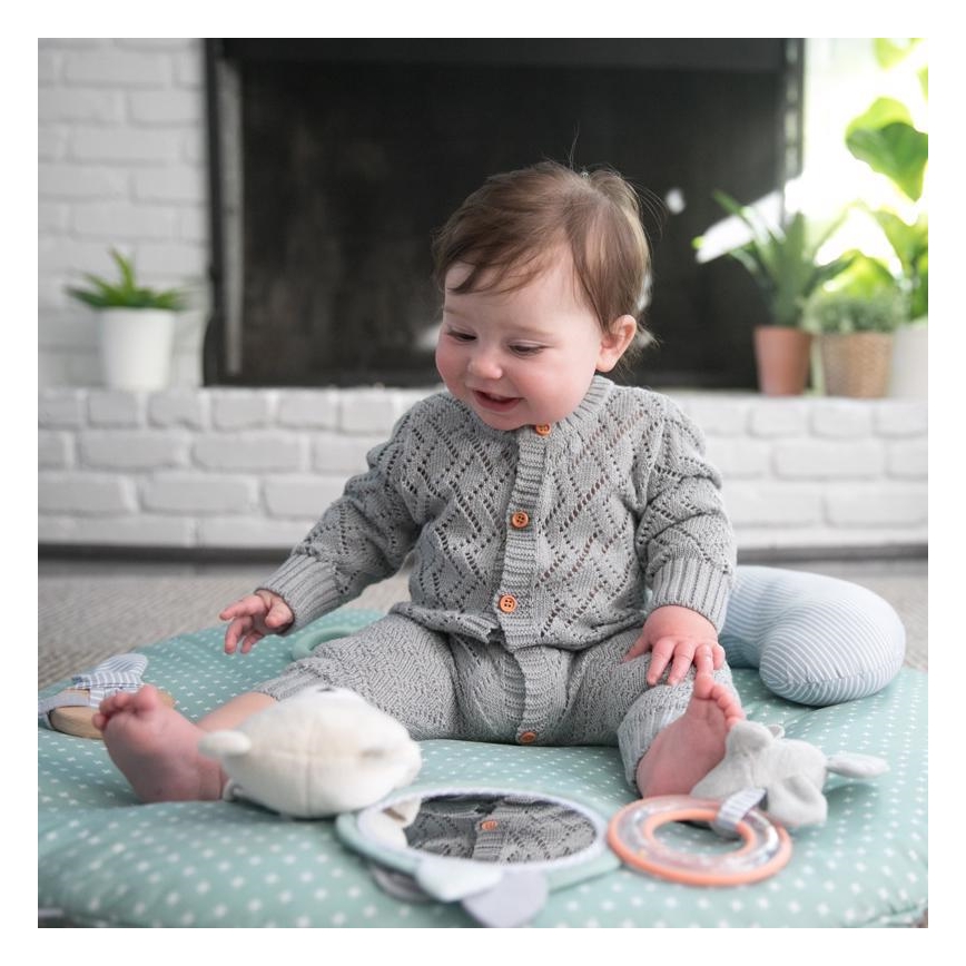 Ingenuity - Dečija podloga za igru LOAMY mint/siva