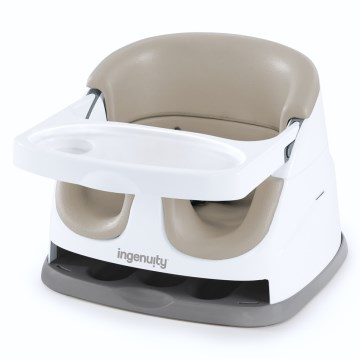 Ingenuity - Jastučić za trpezarijsku stolicu 2u1 BABY BASE bež