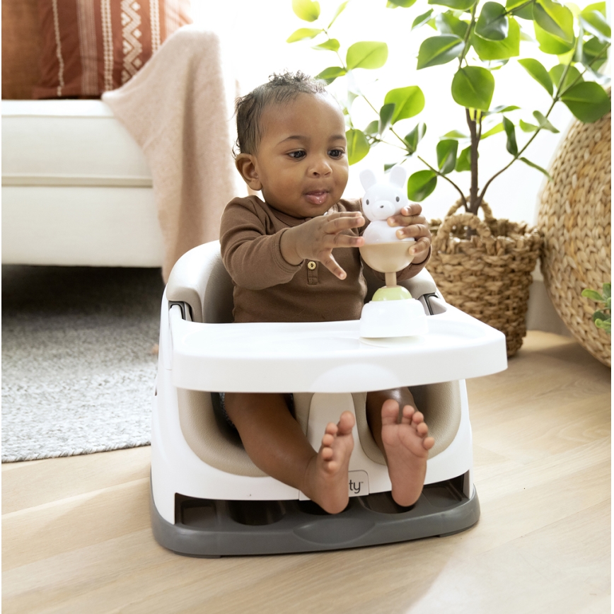 Ingenuity - Jastučić za trpezarijsku stolicu 2u1 BABY BASE bež