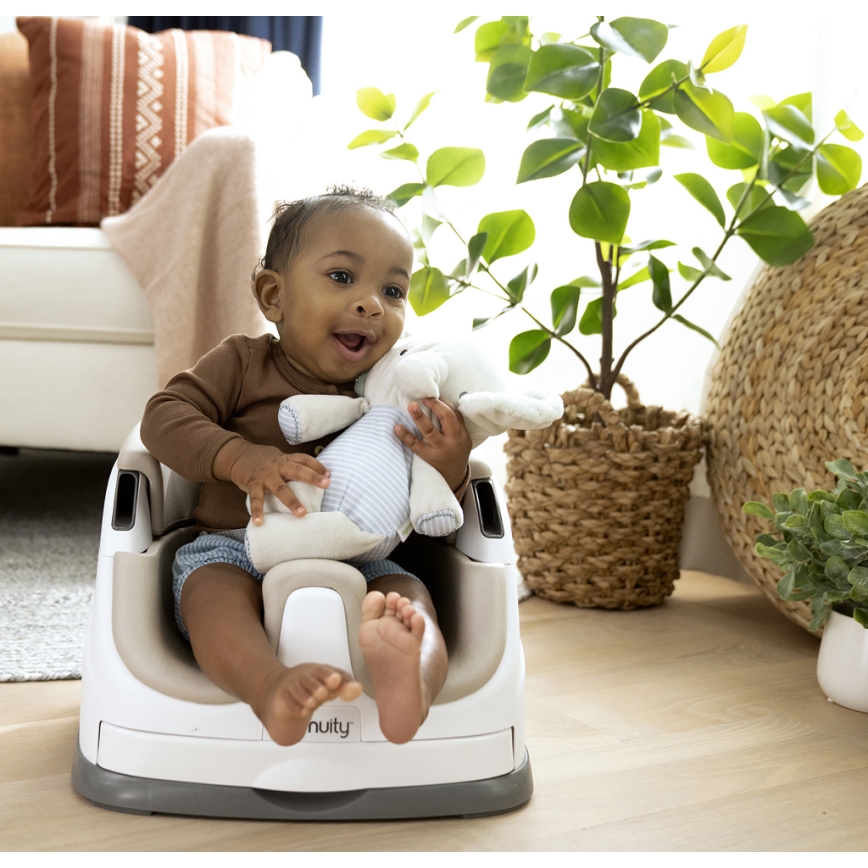 Ingenuity - Jastučić za trpezarijsku stolicu 2u1 BABY BASE bež