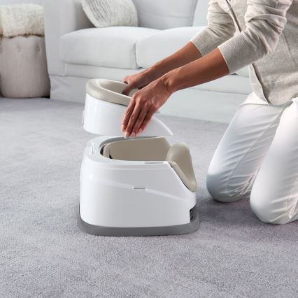 Ingenuity - Jastučić za trpezarijsku stolicu 2u1 BABY BASE bež