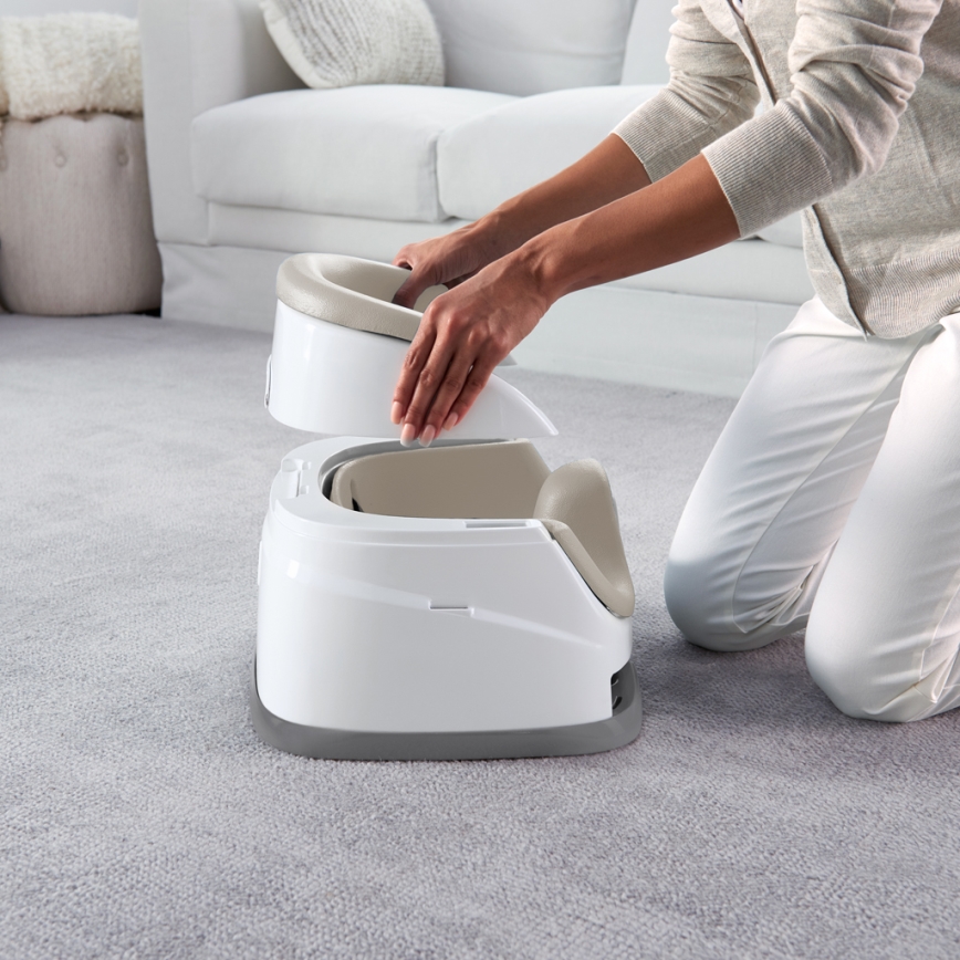 Ingenuity - Jastučić za trpezarijsku stolicu 2u1 BABY BASE bež