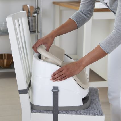 Ingenuity - Jastučić za trpezarijsku stolicu 2u1 BABY BASE bež