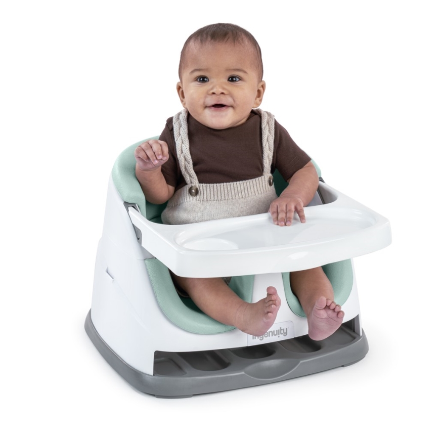 Ingenuity - Jastučić za trpezarijsku stolicu 2u1 BABY BASE menta