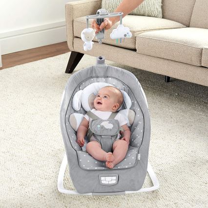 Ingenuity - Njihalica za bebe sa melodijom CUDDLE LAMB 3xLR14