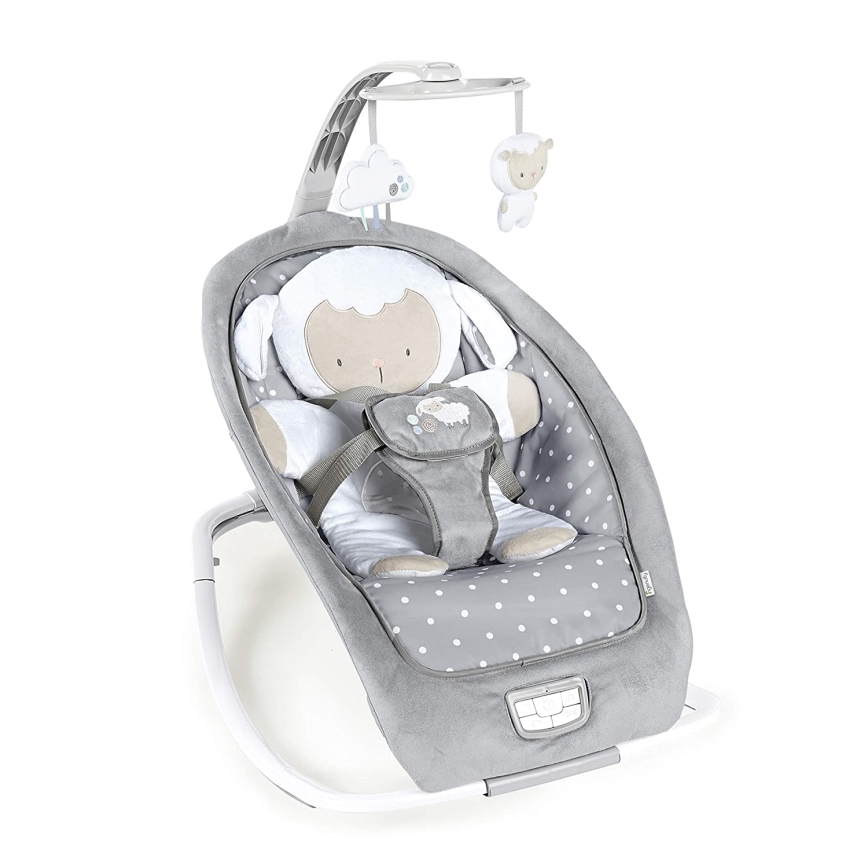 Ingenuity - Njihalica za bebe sa melodijom CUDDLE LAMB 3xLR14