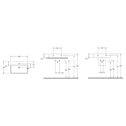 Isvea - Nadgradni umivaonik PURITY 60x42 cm keramika/bela
