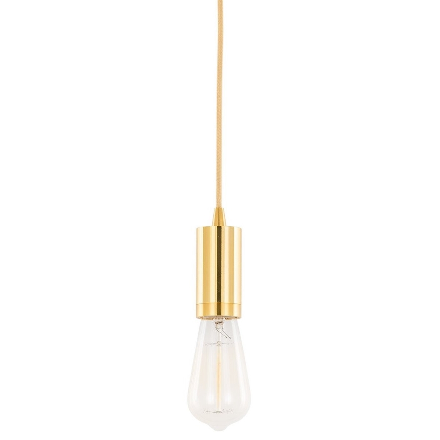 ITALUX - Luster na sajli MODERNA 1xE27/60W/230V zlatna