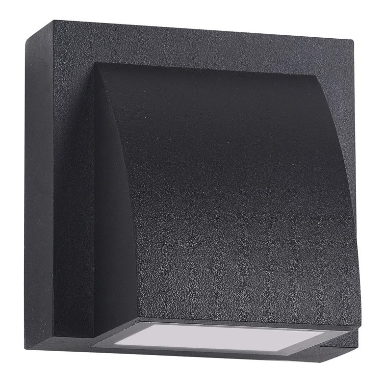 ITALUX - LED Spoljna zidna lampa EDGAR LED/3W/230V IP54 3000K crno