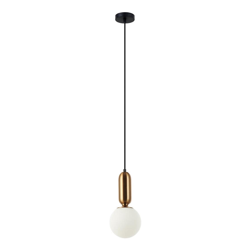 ITALUX - Luster na sajli ALDEVA 1xE27/40W/230V pr. 15 cm bronzana
