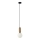 ITALUX - Luster na sajli ALDEVA 1xE27/40W/230V pr. 15 cm bronzana