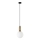 ITALUX - Luster na sajli ALDEVA 1xE27/40W/230V pr. 20 cm crno/bronzana