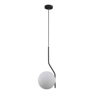 ITALUX - Luster na sajli CARIMI 1xE27/5W/230V crno
