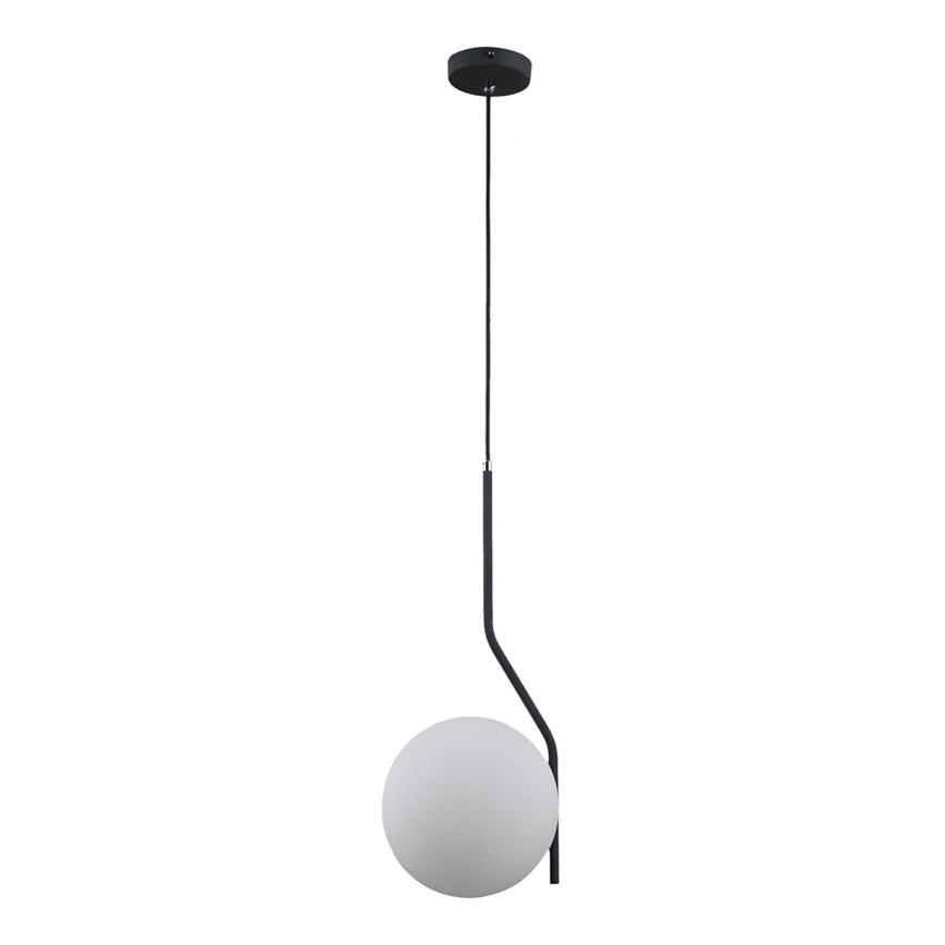 ITALUX - Luster na sajli CARIMI 1xE27/5W/230V crno