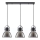 ITALUX - Luster na sajli DARLENA 3xE27/40W/230V crno