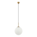 ITALUX - Luster na sajli DEORE 1xE27/40W/230V pr. 30 cm bronzana