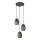 ITALUX - Luster na sajli HARLEY 3xE27/40W/230V antracit