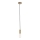 ITALUX - Luster na sajli MODERNA 1xE27/60W/230V bronzana