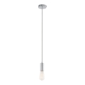 ITALUX - Luster na sajli MODERNA 1xE27/60W/230V sjajni krom