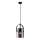 ITALUX - Luster na sajli NANESMA 1xE27/40W/230V crno