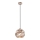 ITALUX - Luster na sajli PALERMO 1xE27/40W/230V pr. 23 cm roze zlatno