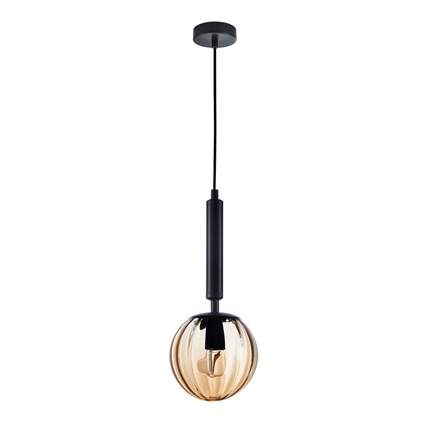 ITALUX - Luster na sajli RAVENA 1xE27/10W/230V crno