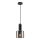 ITALUX - Luster na sajli SANTIA 1xE27/40W/230V crno