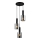 ITALUX - Luster na sajli SARDO 3xE7/40W/230V crno