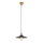 ITALUX - Luster na sajli VERDA 1xE27/40W/230V pr. 26 cm crno