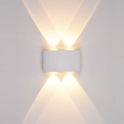 ITALUX - LED Spoljna zidna lampa GILBERTO 2xLED/2W/230V 3000K IP54