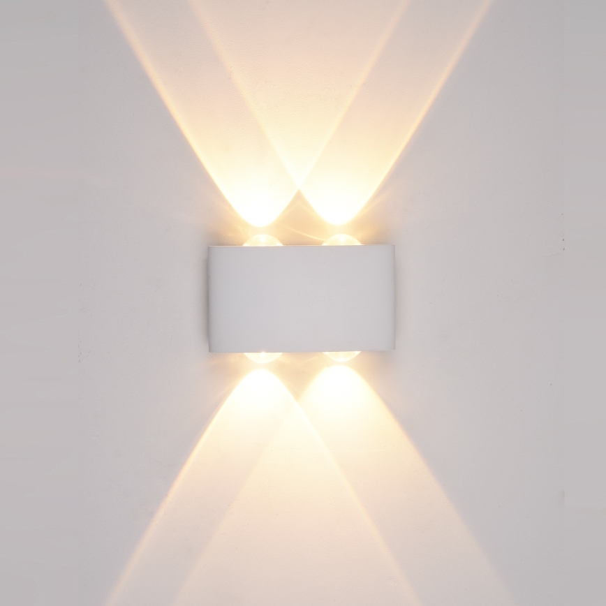 ITALUX - LED Spoljna zidna lampa GILBERTO 2xLED/2W/230V 3000K IP54