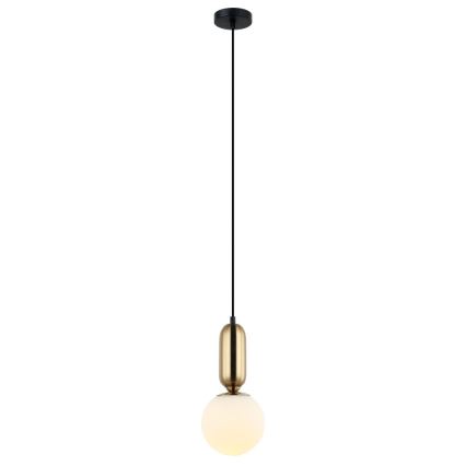 ITALUX - Luster na sajli ALDEVA 1xE27/40W/230V pr. 15 cm bronzana