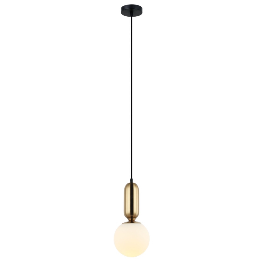 ITALUX - Luster na sajli ALDEVA 1xE27/40W/230V pr. 15 cm bronzana