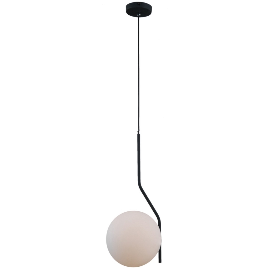 ITALUX - Luster na sajli CARIMI 1xE27/5W/230V crno