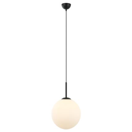 ITALUX - Luster na sajli DEORE 1xE27/40W/230V pr. 30 cm crno