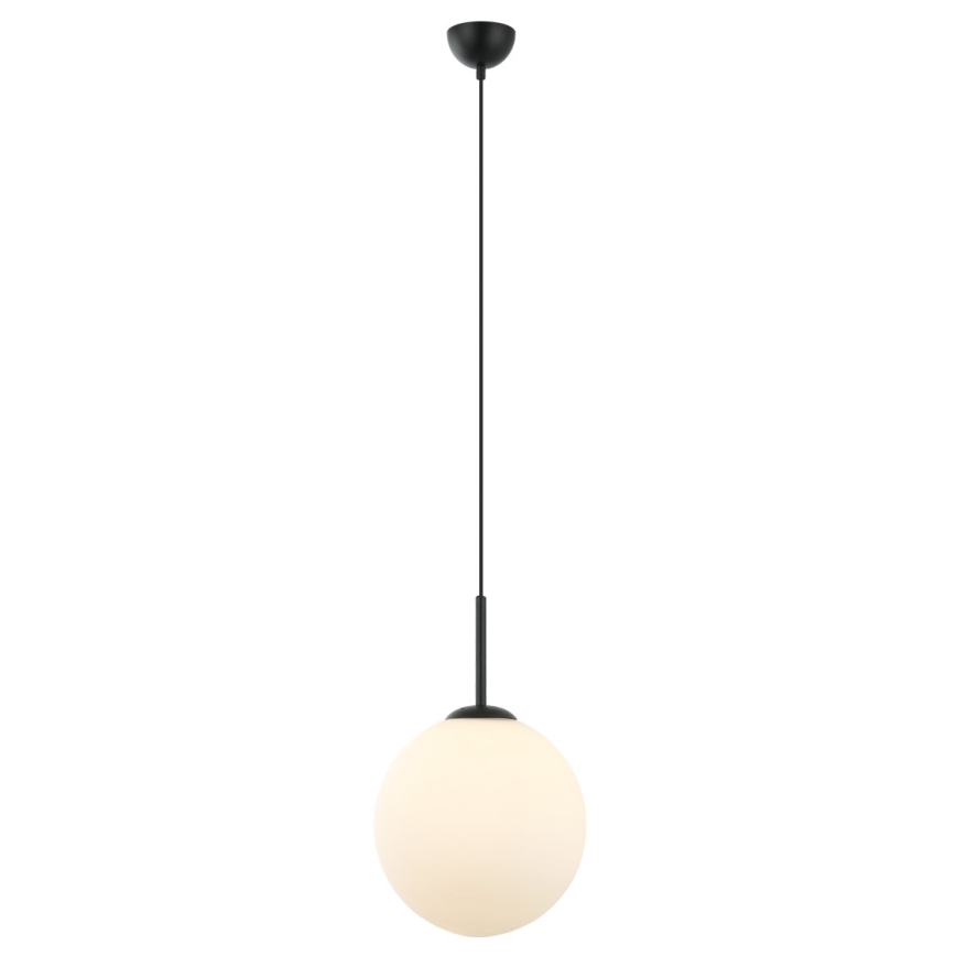 ITALUX - Luster na sajli DEORE 1xE27/40W/230V pr. 30 cm crno