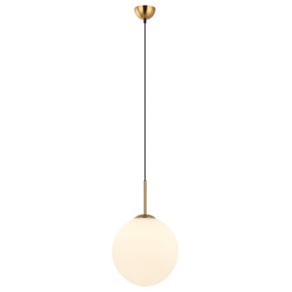 ITALUX - Luster na sajli DEORE 1xE27/40W/230V pr. 30 cm bronzana