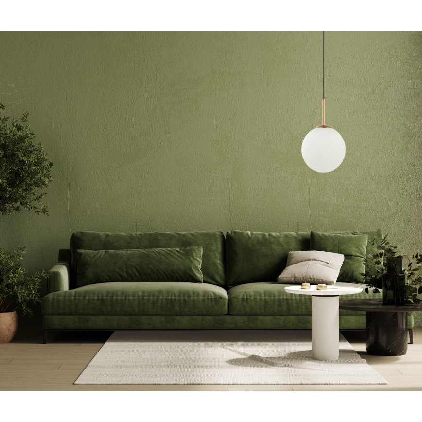 ITALUX - Luster na sajli DEORE 1xE27/40W/230V pr. 25 cm bronzana