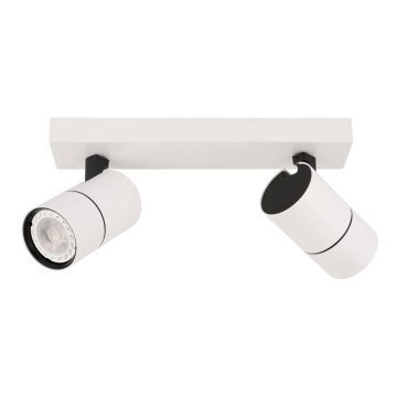ITALUX - Reflektorska lampa LACONI 2xGU10/35W/230V bela