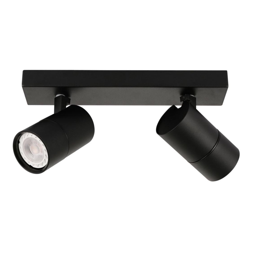 ITALUX - Reflektorska lampa LACONI 2xGU10/35W/230V crno