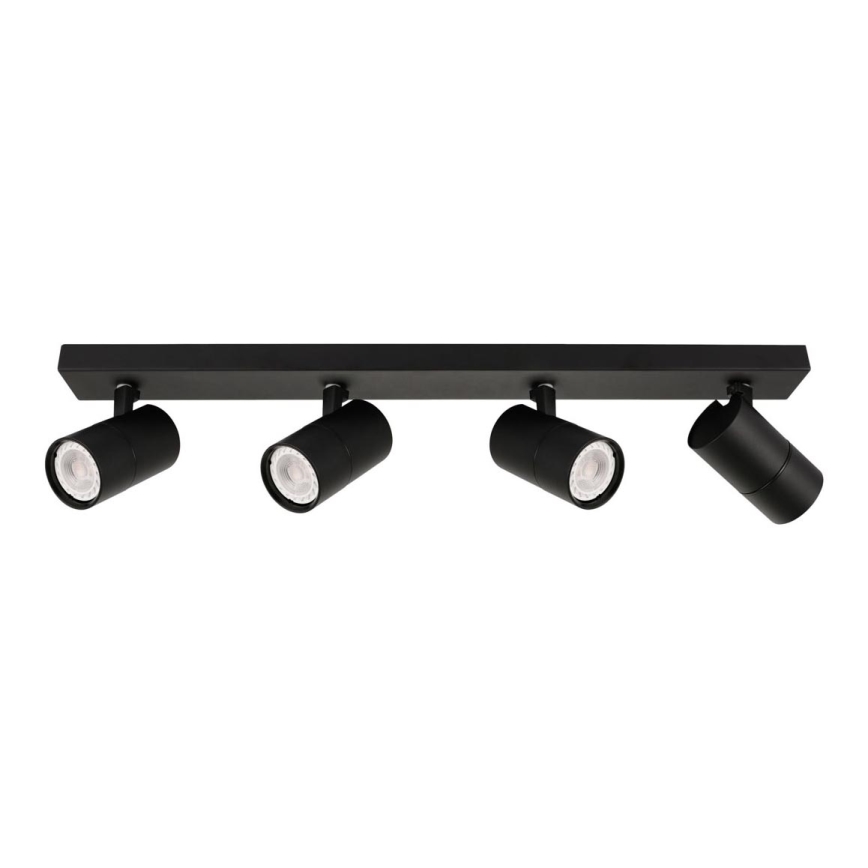 ITALUX - Reflektorska lampa LACONI 4xGU10/35W/230V crno