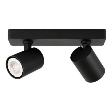 ITALUX - Reflektorska lampa LUMSI 2xGU10/35W/230V crno