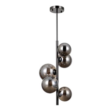 ITALUX - Viseći luster CANELLO 5xG9/5W/230V crno