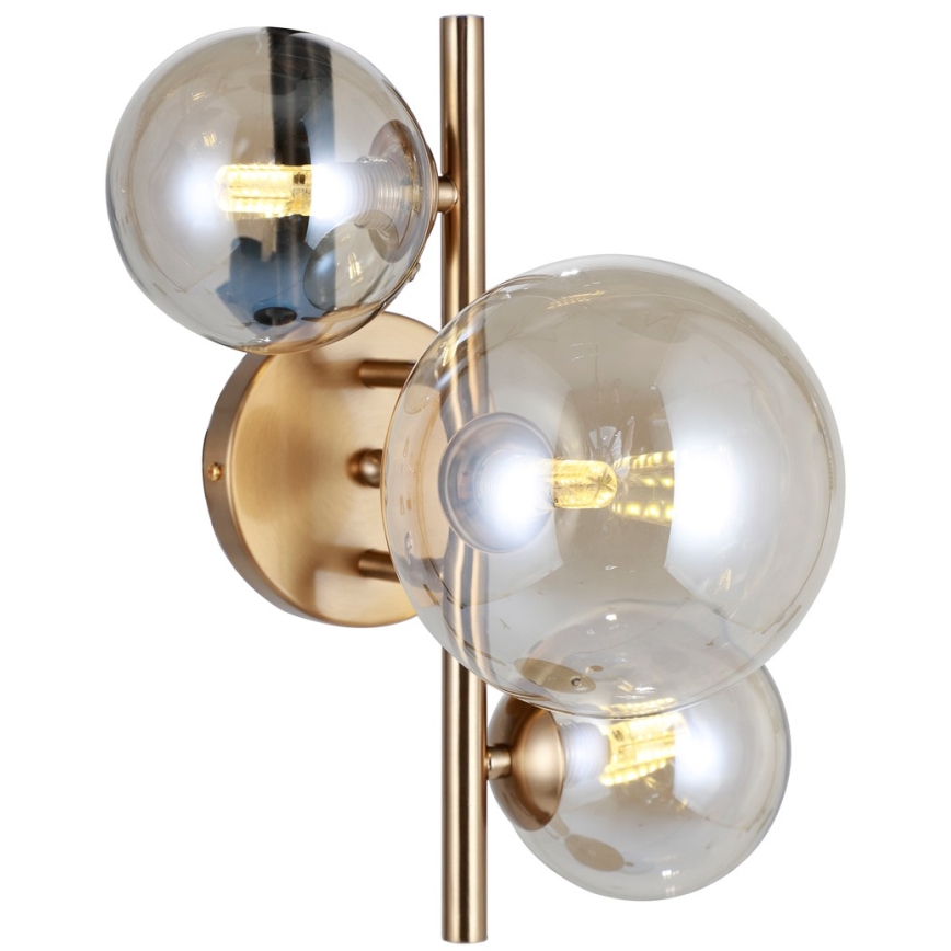 ITALUX - Zidna lampa CANELLO 3xG9/5W/230V mesing