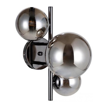 ITALUX - Zidna lampa CANELLO 3xG9/5W/230V crno
