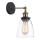ITALUX - Zidna lampa FRANCIS 1xE27/40W/230V crno/zlatna